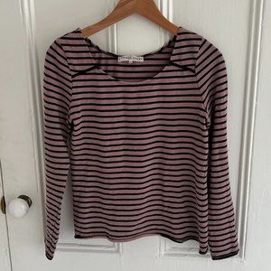 Apiece Apart Striped Longsleeve Top - Size S